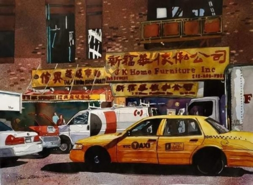  M. Graham & Co. Paint Set,  - Chinatown Traffic by Laurie Goldstein-Warren