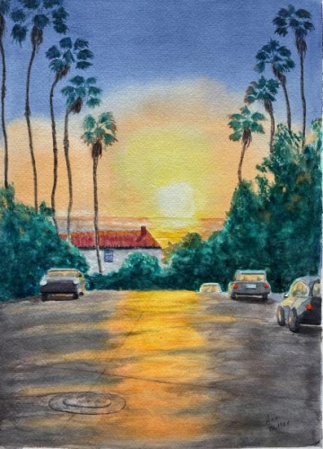 San Diego Sunset by Ann Miller