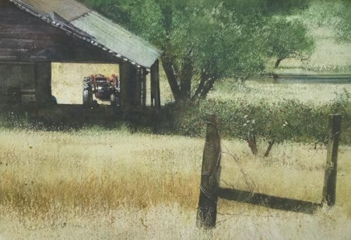  Best of Theme,  - Tractor Shed by Edward Abrams