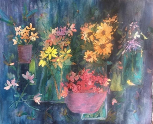 The Many Vases of Summer by Judy Minich
