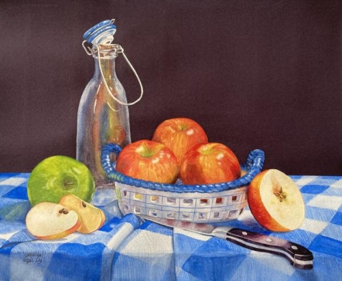  Honorable Mention,  - Apples by Carolina Dealy