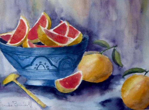 Blood Red Oranges by Linda Bienhoff