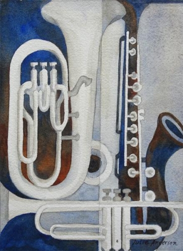 Toot Your Own Horn V, Study by Julie Anderson