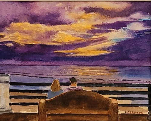 Enjoying the Sunset by Lois Athearn