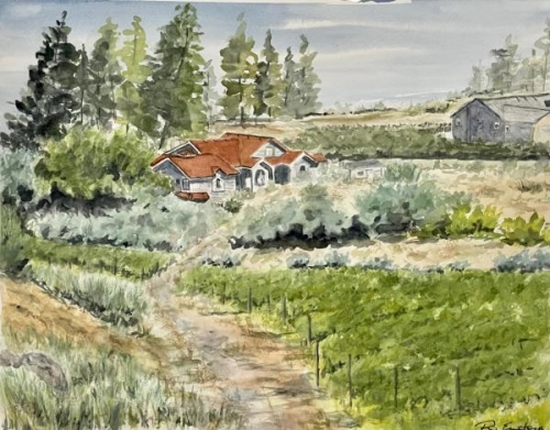 Vineyard View by Rhonda Epstein