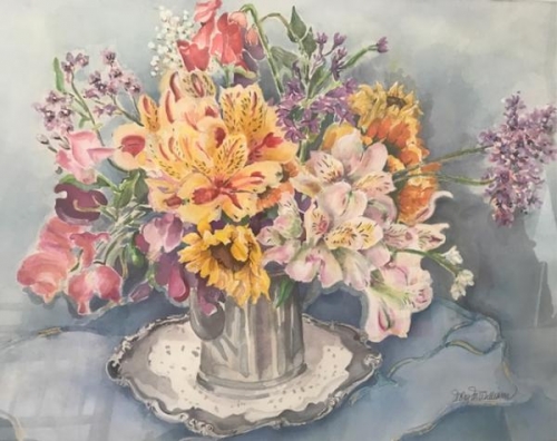 Bouquet in The Kitchen by Mary Williams