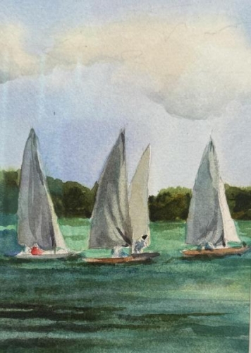 Sailboat Race by Anne Hutchison