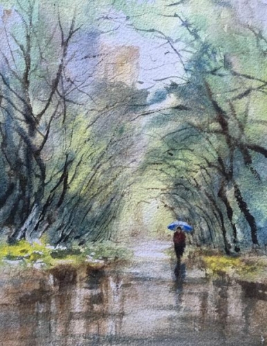 Spring Rain by Fan Li