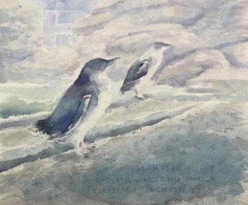 Little Blue Penguins by Michelle McCunney
